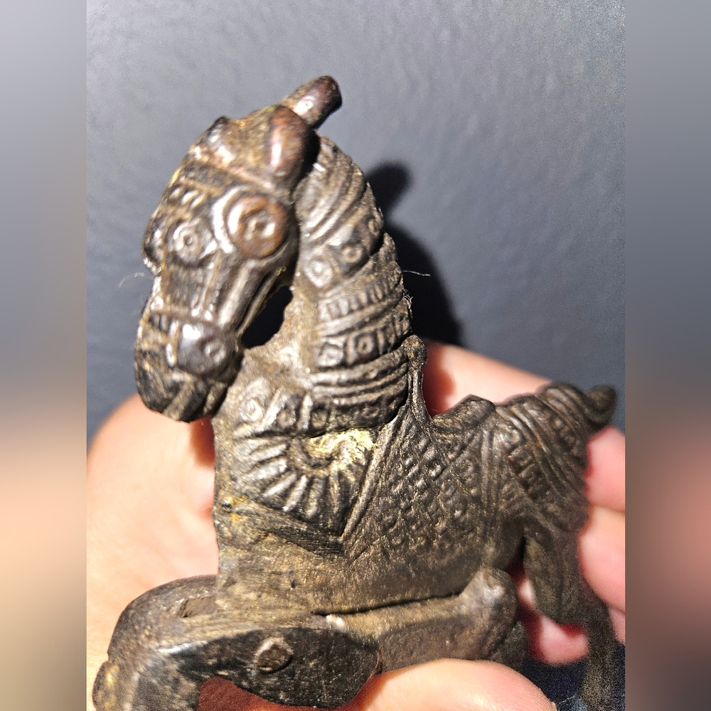 Vintage 1940's Nutcracker Solid Brass Horse Detailed Work Of Art Amazing A+++